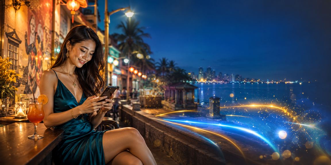 Pengguna Pulau Pinang mengakses kasino dalam talian henyai20 melalui telefon pintar